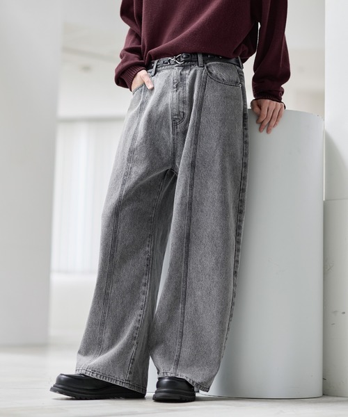 ETELIO（エテリオ）の「ヴィンテージ加工13ozセンターシームストレート