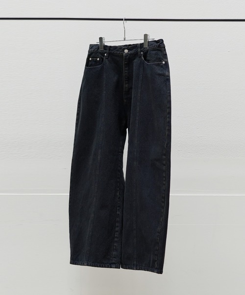 ETELIO（エテリオ）の「ヴィンテージ加工13ozセンターシームストレートデニムパンツ（デニムパンツ・メンズ・ブラック/グレー/ブルー/ブルー系2/ネイビー/ブラウン・S/M/L/XL）」の10枚目の写真