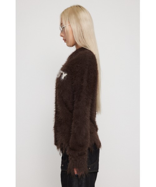 LAGUA GEM(ラグアジェム)の「CRASH POINT SHAGGY ニット(ニット/セーター・レディース・ブラウン/ピンク/オフホワイト/ブラック・FREE)」の22枚目の写真