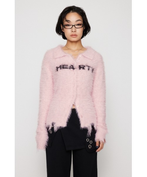 LAGUA GEM(ラグアジェム)の「CRASH POINT SHAGGY ニット(ニット/セーター・レディース・ブラウン/ピンク/オフホワイト/ブラック・FREE)」の15枚目の写真