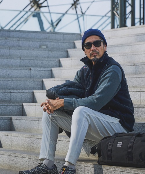 The DUFFER of ST.GEORGE(ザダファーオブセントジョージ)の「〔BLACK LABEL〕POLARTEC "CLASSIC200" ZIP VEST:セットアップ ポーラテック フルジップベスト(ベスト・メンズ・チャコールグレー/ブラック・X-LARGE/LARGE/MEDIUM)」の20枚目の写真