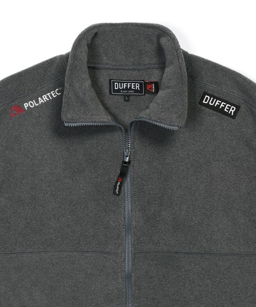 The DUFFER of ST.GEORGE(ザダファーオブセントジョージ)の「〔BLACK LABEL〕POLARTEC "CLASSIC200" ZIP VEST:セットアップ ポーラテック フルジップベスト(ベスト・メンズ・チャコールグレー/ブラック・X-LARGE/LARGE/MEDIUM)」の11枚目の写真