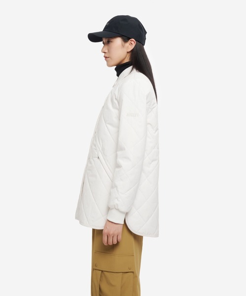 AIGLE（エーグル）の「撥水 インサレーション キルティングジャケット（ダウンジャケット/コート・レディース・ホワイト/ベージュ・36/38）」の10枚目の写真