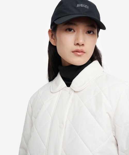 AIGLE（エーグル）の「撥水 インサレーション キルティングジャケット（ダウンジャケット/コート・レディース・ホワイト/ベージュ・36/38）」の12枚目の写真