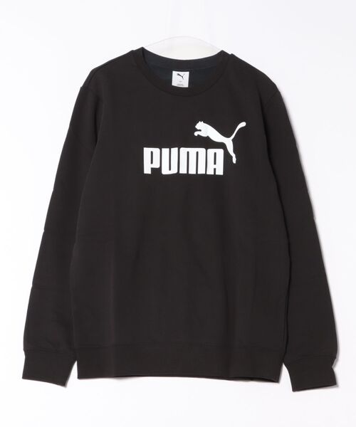 PUMA(プーマ)の「《PUMA》ESS NO.1 ロゴ クルースウェット(スウェット・メンズ・ブラック/グレー・XXL/XL/S/M/L)」の1枚目の写真