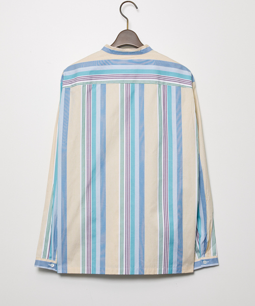 COLONY CLOTHING（コロニークロージング）の「【COLONY CLOTHING/コロニークロージング】マルチストライプ　スキッパーシャツ  SH06KUWAEX（シャツ/ブラウス・メンズ・その他・S/M）」の5枚目の写真