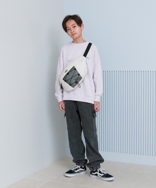 GLOBAL WORK(グローバルワーク)の「あったかスゴラクストレッチカーゴパンツ/581226(カーゴパンツ・キッズ・ブラック/カーキ/ブラック系その他/ブルー・130cm/140cm/150cm/160cm)」の11枚目の写真