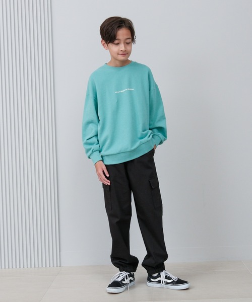 GLOBAL WORK(グローバルワーク)の「あったかスゴラクストレッチカーゴパンツ/581226(カーゴパンツ・キッズ・ブラック/カーキ/ブラック系その他/ブルー・130cm/140cm/150cm/160cm)」の16枚目の写真