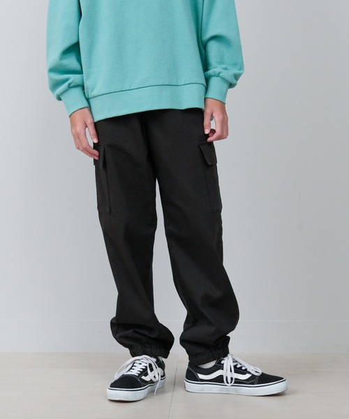 GLOBAL WORK(グローバルワーク)の「あったかスゴラクストレッチカーゴパンツ/581226(カーゴパンツ・キッズ・ブラック/カーキ/ブラック系その他/ブルー・130cm/140cm/150cm/160cm)」の5枚目の写真