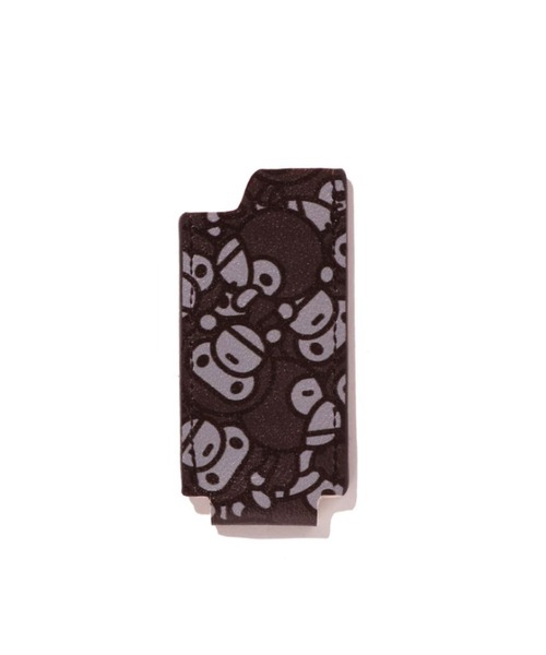 A BATHING APE（アベイシングエイプ）の「ALL BABY MILO LIGHTER CASE（アッシュトレイ/ライター・メンズ・ブラック/ブラウン・FREE）」の3枚目の写真