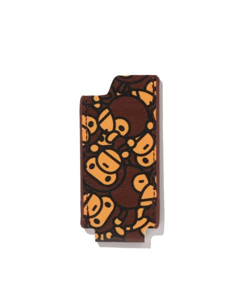 A BATHING APE（アベイシングエイプ）の「ALL BABY MILO LIGHTER CASE（アッシュトレイ/ライター・メンズ・ブラック/ブラウン・FREE）」の4枚目の写真