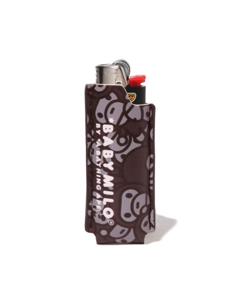 A BATHING APE（アベイシングエイプ）の「ALL BABY MILO LIGHTER CASE（アッシュトレイ/ライター・メンズ・ブラック/ブラウン・FREE）」の5枚目の写真