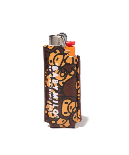 A BATHING APE（アベイシングエイプ）の「ALL BABY MILO LIGHTER CASE（アッシュトレイ/ライター・メンズ・ブラック/ブラウン・FREE）」の6枚目の写真