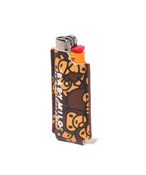 A BATHING APE（アベイシングエイプ）の「ALL BABY MILO LIGHTER CASE（アッシュトレイ/ライター・メンズ・ブラック/ブラウン・FREE）」の8枚目の写真