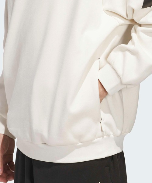 アディダス バスケットボール スリーストライプス フリースパーカー