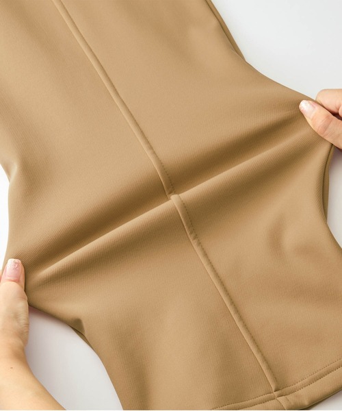 alotta(アロッタ)の「《カットツイル×裏起毛》あったかセミワイドパンツ レギュラー丈(その他パンツ・レディース・ブラウン/ダークブラウン/ネイビー/ブラック・LL/L/M/3L)」の21枚目の写真