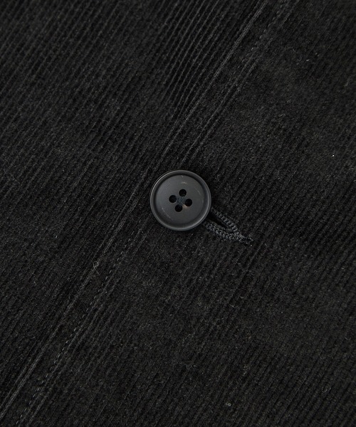 UNITED TOKYO（ユナイテッドトウキョウ）の「コットンコーデュロイ シャツジャケット（シャツ/ブラウス・メンズ・ブラック/グレイッシュベージュ・1/2）」の16枚目の写真