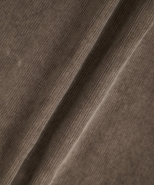 UNITED TOKYO（ユナイテッドトウキョウ）の「コットンコーデュロイ シャツジャケット（シャツ/ブラウス・メンズ・ブラック/グレイッシュベージュ・1/2）」の11枚目の写真