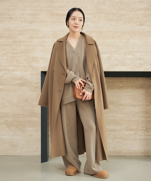 plage（プラージュ）の「《追加》HAMILTON PEA コート（ピーコート・レディース・モカ・38/36）」の5枚目の写真