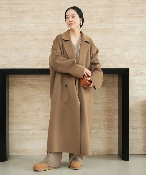 plage（プラージュ）の「《追加》HAMILTON PEA コート（ピーコート・レディース・モカ・38/36）」の9枚目の写真