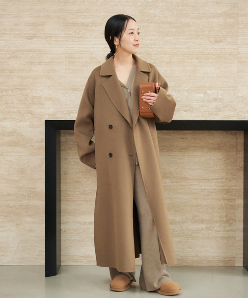 plage（プラージュ）の「《追加》HAMILTON PEA コート（ピーコート・レディース・モカ・38/36）」の10枚目の写真