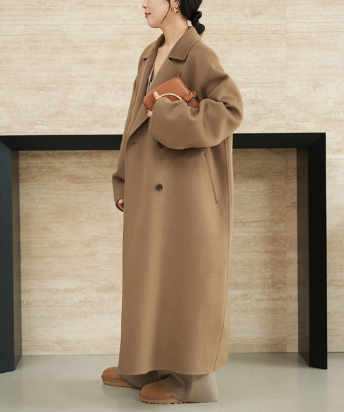 plage（プラージュ）の「《追加》HAMILTON PEA コート（ピーコート・レディース・モカ・38/36）」の11枚目の写真