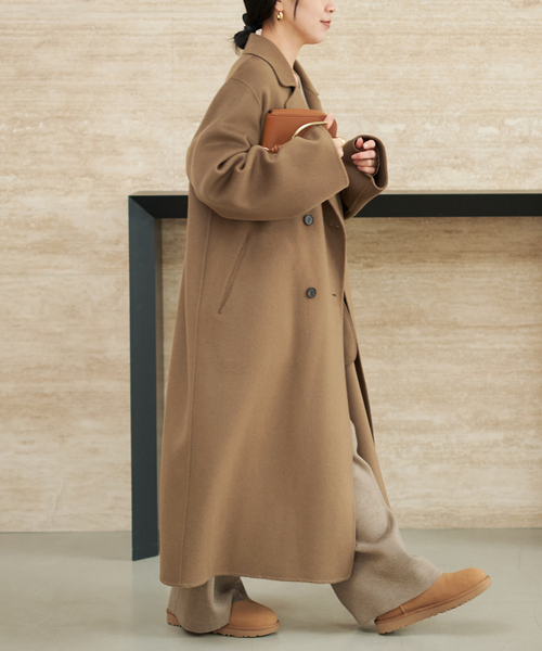 plage（プラージュ）の「《追加》HAMILTON PEA コート（ピーコート・レディース・モカ・38/36）」の13枚目の写真