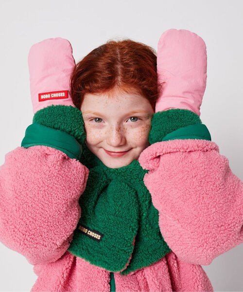 bicolor mittens【キッズ】