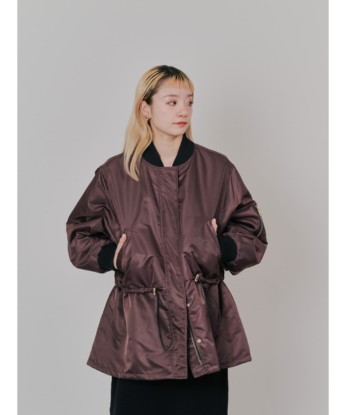 DOLLUPOOPS(ドールアップウップス)の「中綿ドルマンMA-1ブルゾン(MA-1・レディース・カーキ/ブラウン/ブラック・38)」の21枚目の写真