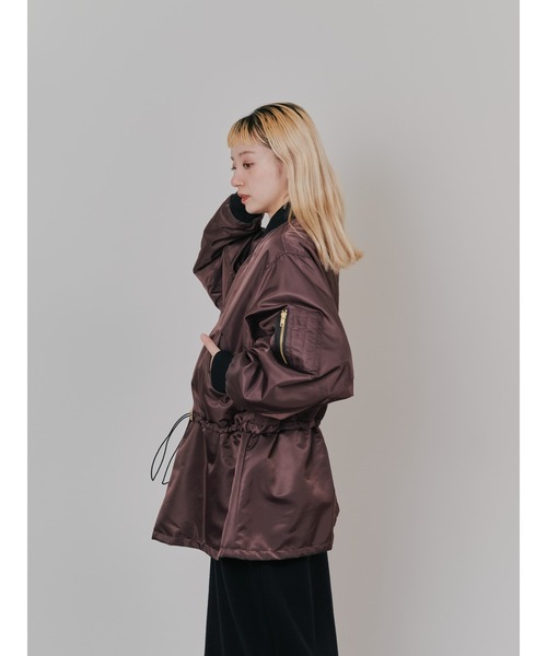 DOLLUPOOPS(ドールアップウップス)の「中綿ドルマンMA-1ブルゾン(MA-1・レディース・カーキ/ブラウン/ブラック・38)」の22枚目の写真