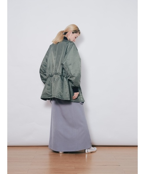 DOLLUPOOPS(ドールアップウップス)の「中綿ドルマンMA-1ブルゾン(MA-1・レディース・カーキ/ブラウン/ブラック・38)」の11枚目の写真