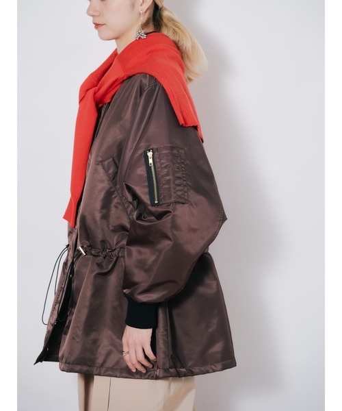 DOLLUPOOPS(ドールアップウップス)の「中綿ドルマンMA-1ブルゾン(MA-1・レディース・カーキ/ブラウン/ブラック・38)」の6枚目の写真