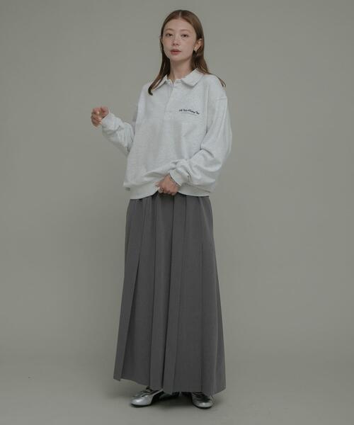 URBAN RESEARCH Sonny Label（アーバンリサーチサニーレーベル）の「プリーツイージースカート（スカート・レディース・チャコールグレー/モカ・38/36）」の7枚目の写真