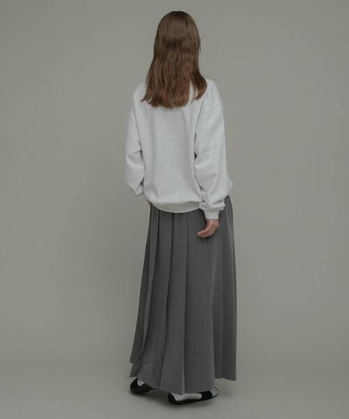 URBAN RESEARCH Sonny Label（アーバンリサーチサニーレーベル）の「プリーツイージースカート（スカート・レディース・チャコールグレー/モカ・38/36）」の9枚目の写真