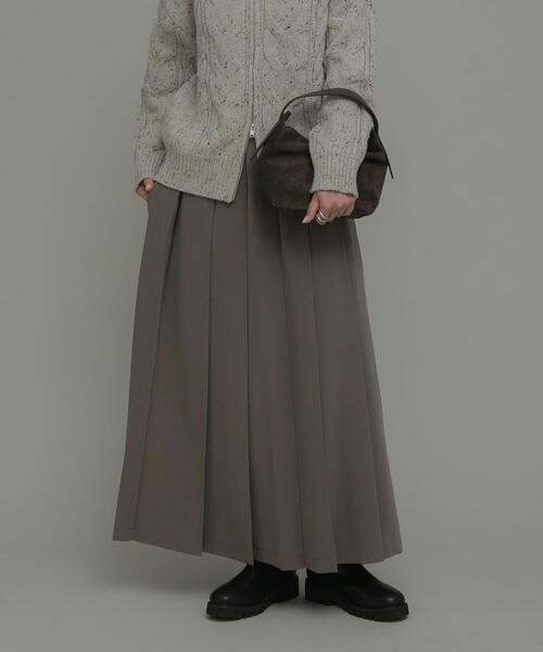 URBAN RESEARCH Sonny Label（アーバンリサーチサニーレーベル）の「プリーツイージースカート（スカート・レディース・チャコールグレー/モカ・38/36）」の12枚目の写真