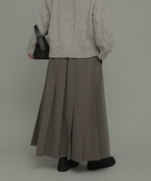 URBAN RESEARCH Sonny Label（アーバンリサーチサニーレーベル）の「プリーツイージースカート（スカート・レディース・チャコールグレー/モカ・38/36）」の14枚目の写真