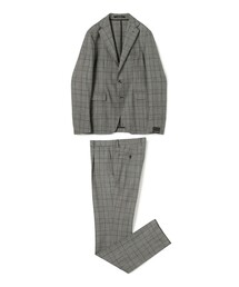 TAGLIATORE(タリアトーレ)の【別注】TAGLIATORE ウールサキソニーチェック シングルブレステッド2Bスーツ(スーツセット)