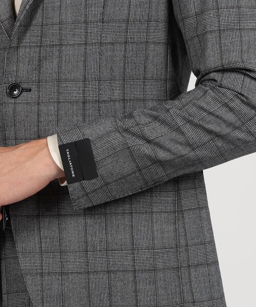 TAGLIATORE（タリアトーレ）の「【別注】TAGLIATORE ウールサキソニーチェック シングルブレステッド2Bスーツ（スーツセット・メンズ・グレー系その他・44/46/48/50/52）」の9枚目の写真