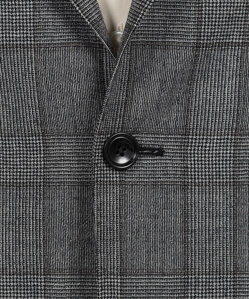 セール】【別注】TAGLIATORE ウールサキソニーチェック シングルブレス