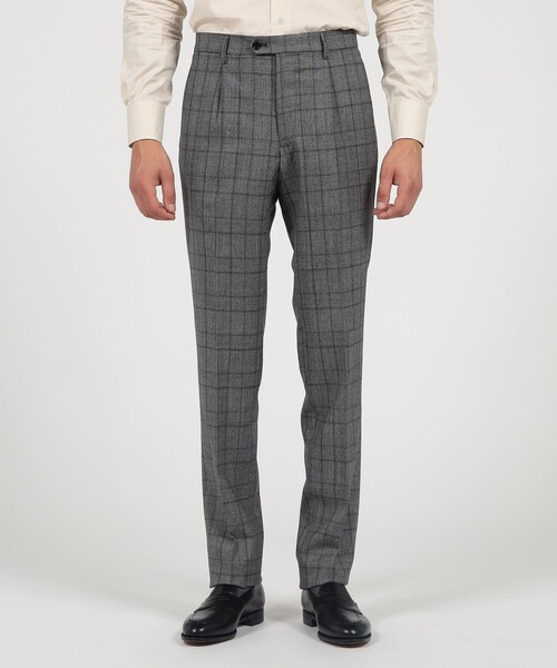 TAGLIATORE（タリアトーレ）の「【別注】TAGLIATORE ウールサキソニーチェック シングルブレステッド2Bスーツ（スーツセット・メンズ・グレー系その他・44/46/48/50/52）」の15枚目の写真