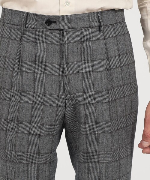 TAGLIATORE（タリアトーレ）の「【別注】TAGLIATORE ウールサキソニーチェック シングルブレステッド2Bスーツ（スーツセット・メンズ・グレー系その他・44/46/48/50/52）」の18枚目の写真
