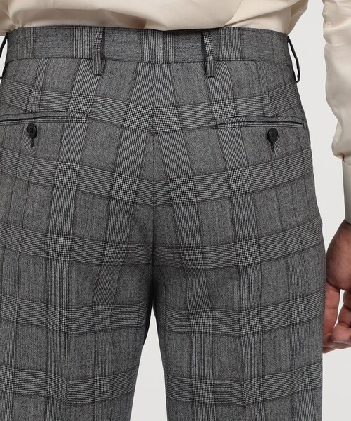 TAGLIATORE（タリアトーレ）の「【別注】TAGLIATORE ウールサキソニーチェック シングルブレステッド2Bスーツ（スーツセット・メンズ・グレー系その他・44/46/48/50/52）」の19枚目の写真