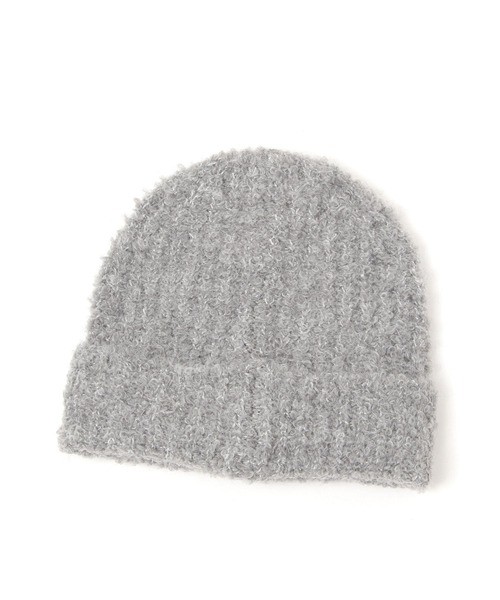 LAKOLE（ラコレ）の「シャギーニットワッチ / 579026（ニットキャップ/ビーニー・レディース・イエロー/グレー/オフホワイト/ワイン・FREE）」の8枚目の写真