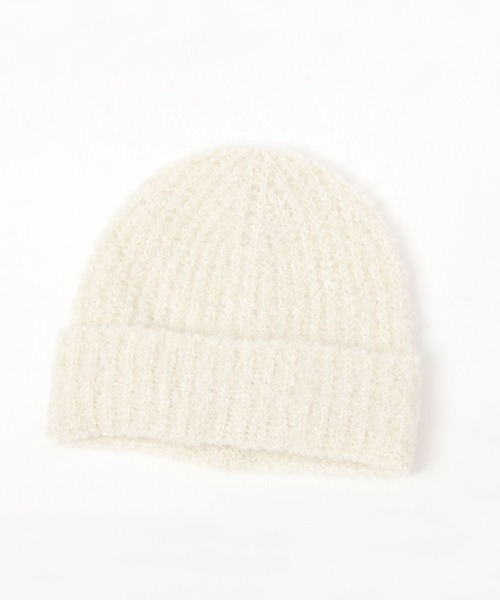 LAKOLE（ラコレ）の「シャギーニットワッチ / 579026（ニットキャップ/ビーニー・レディース・イエロー/グレー/オフホワイト/ワイン・FREE）」の14枚目の写真