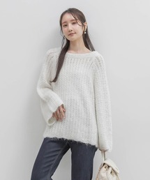 RANDA | 【選べる丈感】スパンコール混オーバーサイズニット(ニット/セーター)