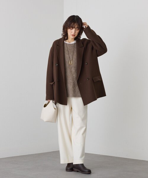 RIVE DROITE（リヴドロワ）の「【シーズンレスで楽しめる】リングモチーフコードネックレス（ネックレス・レディース・ブラック/ブラウン・FREE）」の7枚目の写真