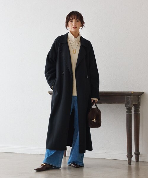 RIVE DROITE（リヴドロワ）の「【シーズンレスで楽しめる】リングモチーフコードネックレス（ネックレス・レディース・ブラック/ブラウン・FREE）」の8枚目の写真