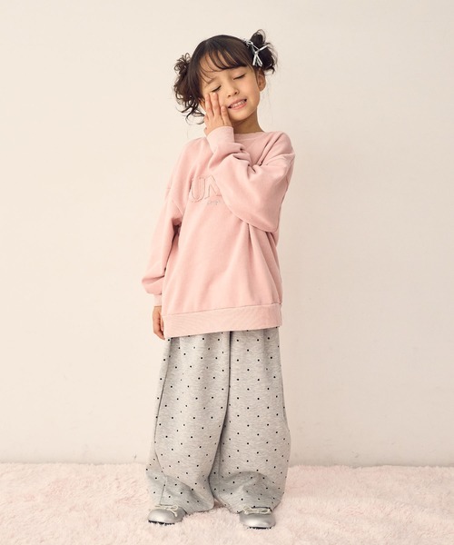 ウエストフリル ドットスウェットパンツ（スウェットパンツ）｜Piet