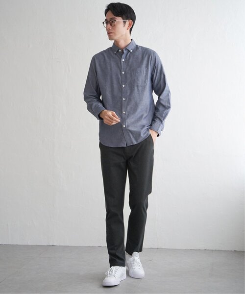ikka(イッカ)の「GOKU楽パンツ EASY STRETCH 起毛チェック5P(その他パンツ・メンズ・ブラウン/チャコール/ネイビー・S/M/XL/L)」の12枚目の写真