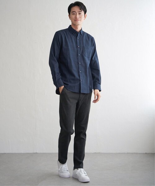 ikka(イッカ)の「GOKU楽パンツ EASY STRETCH 起毛チェック5P(その他パンツ・メンズ・ブラウン/チャコール/ネイビー・S/M/XL/L)」の14枚目の写真